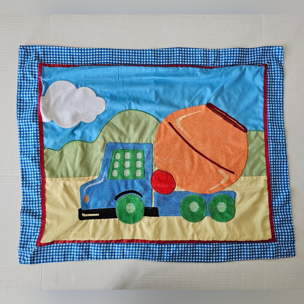 Boys Mi Zone Kids Truck Zone Pattern Decorative Pillow Cover Sham  Pillowcase